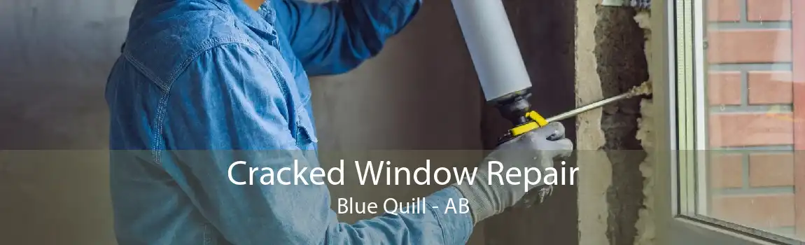 Cracked Window Repair Blue Quill - AB