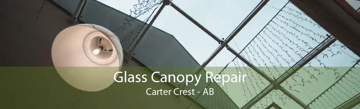 Glass Canopy Repair Carter Crest - AB