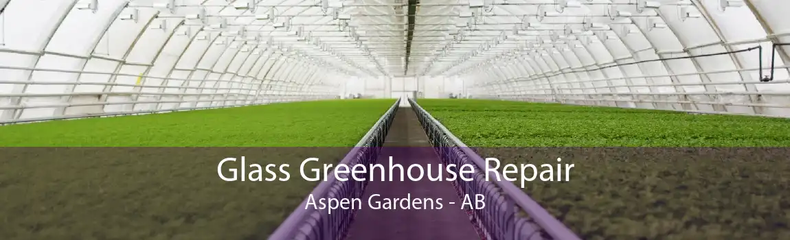 Glass Greenhouse Repair Aspen Gardens - AB