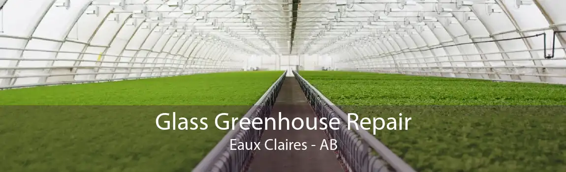 Glass Greenhouse Repair Eaux Claires - AB