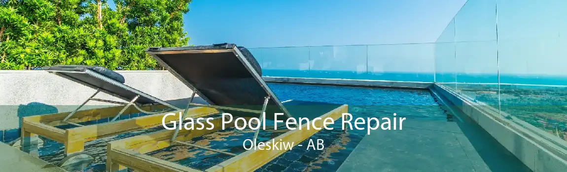 Glass Pool Fence Repair Oleskiw - AB