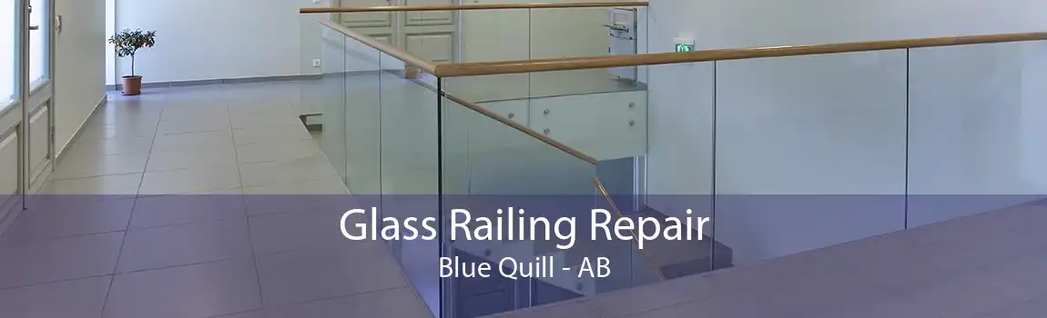 Glass Railing Repair Blue Quill - AB