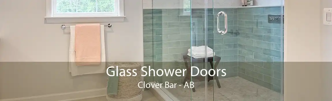 Glass Shower Doors Clover Bar - AB