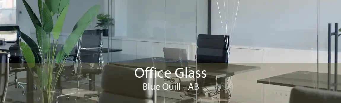 Office Glass Blue Quill - AB