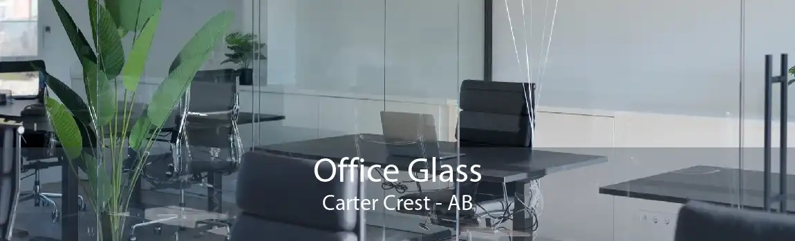 Office Glass Carter Crest - AB