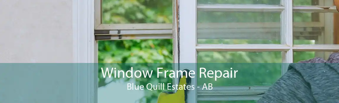 Window Frame Repair Blue Quill Estates - AB